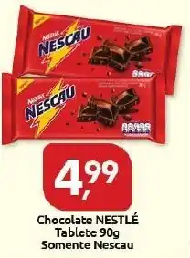 Supermercados Nori Chocolate Nestle Tablete 90g sabores Nescau oferta