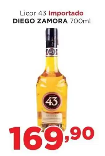 Supermercados Mundial Licor 43 Diego Zamora 700ml oferta