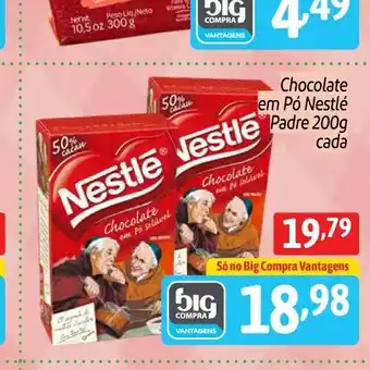 Supermercados Big Compra Chocolate em pó nestlé oferta
