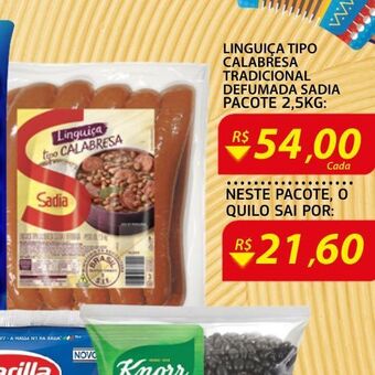 Assaí Atacadista Linguiça tipo calabresa oferta