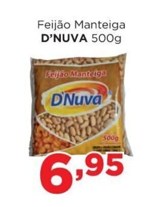 Supermercados Mundial Feijao Manteiga D'nuva 500g oferta