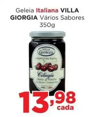Supermercados Mundial Geleia Italiana Villa Giorgia 350g oferta