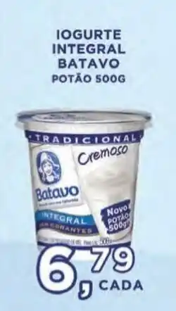 Supermercados Mundial Iogurte Integral Batavo 500g oferta