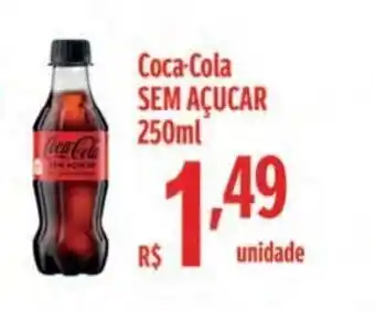 Supermercados Mundial Coca Cola Sem Acucar 250ml oferta