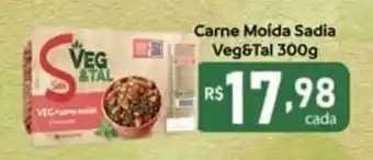 Supermercados Mundial Carne Moida Sadia Veg&Tal 300g oferta