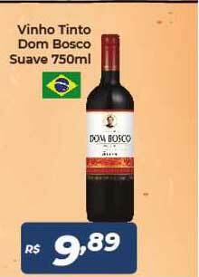 Vinho Tinto Dom Bosco Suave 750ml