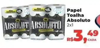 Papel toalha Absoluto 2x1