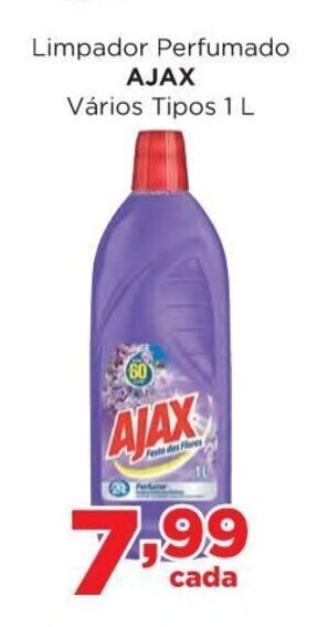 Supermercados Mundial Limpador Perfumado Ajax 1L oferta