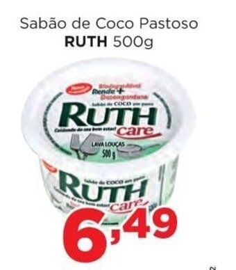Supermercados Mundial Sabao de Coco Pastoso Ruth 500g oferta