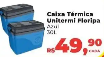 Caixa termica Uniterm Floripa Azul 30L