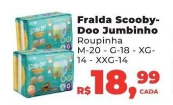 Fralda Scooby Doo Jumbinho
