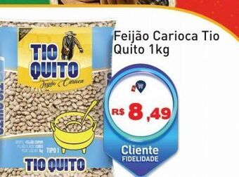 Feijão carioca tio quito 1kg