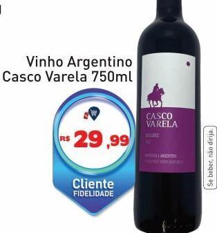 Tonin Superatacado Vinho argentino casco varela 750ml oferta