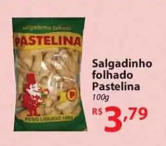 Nacional Salgadinho folhado Pastelina 100g oferta