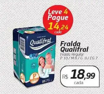 Drogal Fralda Qualifral Leve 4 Pague oferta