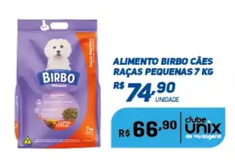 Alimento Birbo caes racas Pequenas 7kg