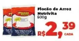 Camiño supermercados Flocao de Arroz Nutrivita 500g oferta