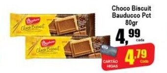 Higa's Supermercado Choco Biscuit Bauducco pct 80g oferta