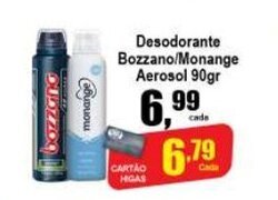 Higa's Supermercado Desodorante Bozzano/ Monange Aerosol 90g oferta