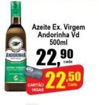 Higa's Supermercado Azeite Ex. Virgem Andorinha Vd 500ml oferta