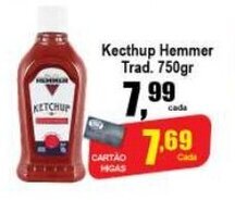 Higa's Supermercado Ketchup hemmer Trad. 750g oferta