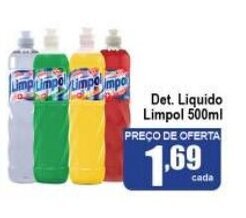 Higa's Supermercado Det. Liquido Limpol 500ml oferta