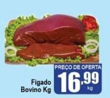 Higa's Supermercado Figado Bovino 1kg oferta