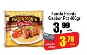 Higa's Supermercado Farofa Pronta Kisabor pct 400g oferta