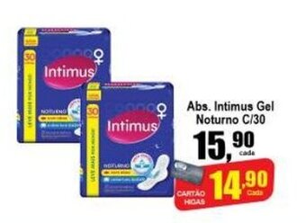Higa's Supermercado Abs. Intimus Gel Noturno c/30 oferta