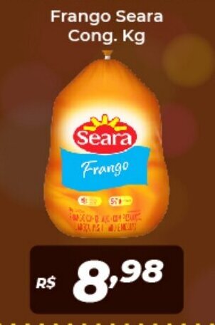 Atakarejo Frango Seara Cong. 1kg oferta