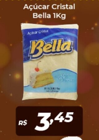 Atakarejo Acucar Cristal Bella 1kg oferta