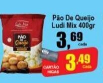 Higa's Supermercado Pao de Queijo Ludi Mix 400g oferta