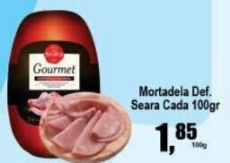 Higa's Supermercado Mortadela Def. Seara Cada 100g oferta