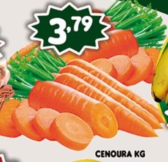 Supermercados Cristal Cenoura 1kg oferta