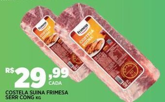 DB Supermercados Costela suína frimesa kg oferta