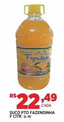 DB Supermercados Suco fazendinha 5lt oferta