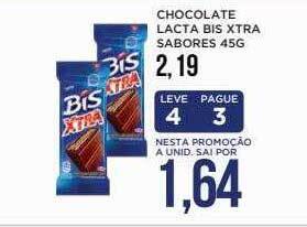 Apoio Mineiro Chocolate Lacta Bis Xtra Sabores oferta