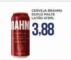 Apoio Mineiro Cerveja Brahma Duplo Malte Latão oferta