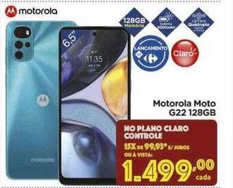 Carrefour Motorola Moto G22 128gb oferta