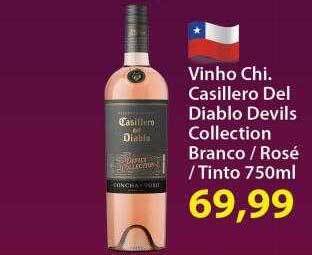 Chama Supermercados Vinho Chi. Casillero Del Diablo Devils Collection Branco Rosé Tinto oferta