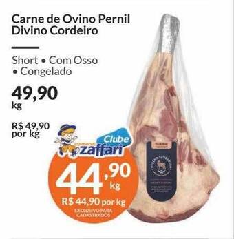 Zaffari Carne De Ovino Pernil Divino Cordeiro oferta