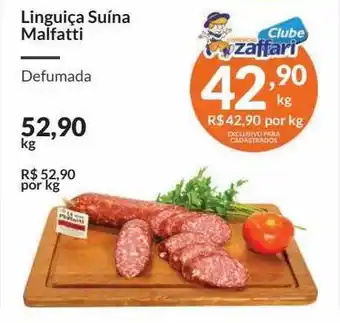 Zaffari Linguiça Suina Malfatti oferta