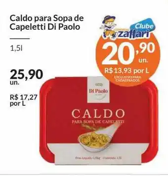 Caldo Para Sopa De Capeletti Di Paolo