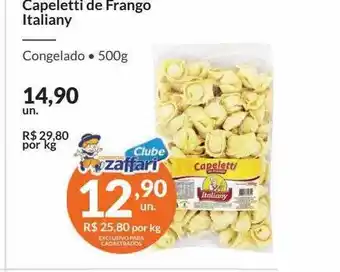 Zaffari Capeletti De Frango Italiany oferta