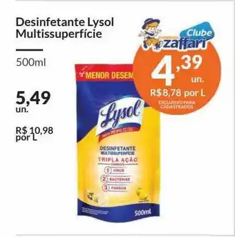 Desinfetante Lysol Multissuperficie