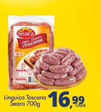 Delta Supermercados Linguiça Toscana Seara oferta
