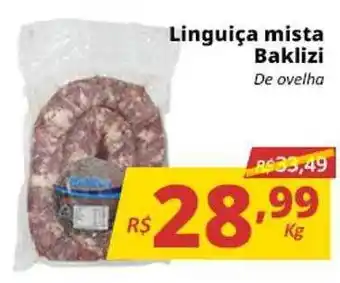Supermercados Baklizi Linguiça Mista Baklizi oferta