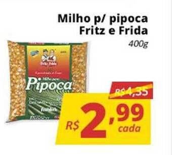 Supermercados Baklizi Milho P Pipoca Fritz E Frida oferta