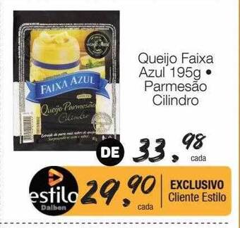 Supermercado Dalben Queijo Faixa Azul Parmesão Cilindro oferta