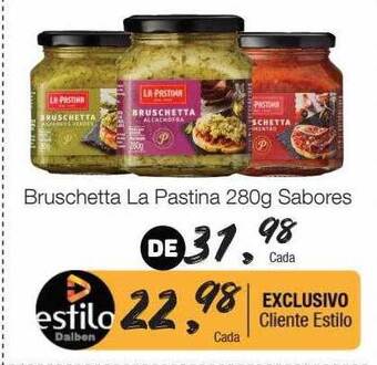 Supermercado Dalben Bruschetta La Pastina Sabores oferta